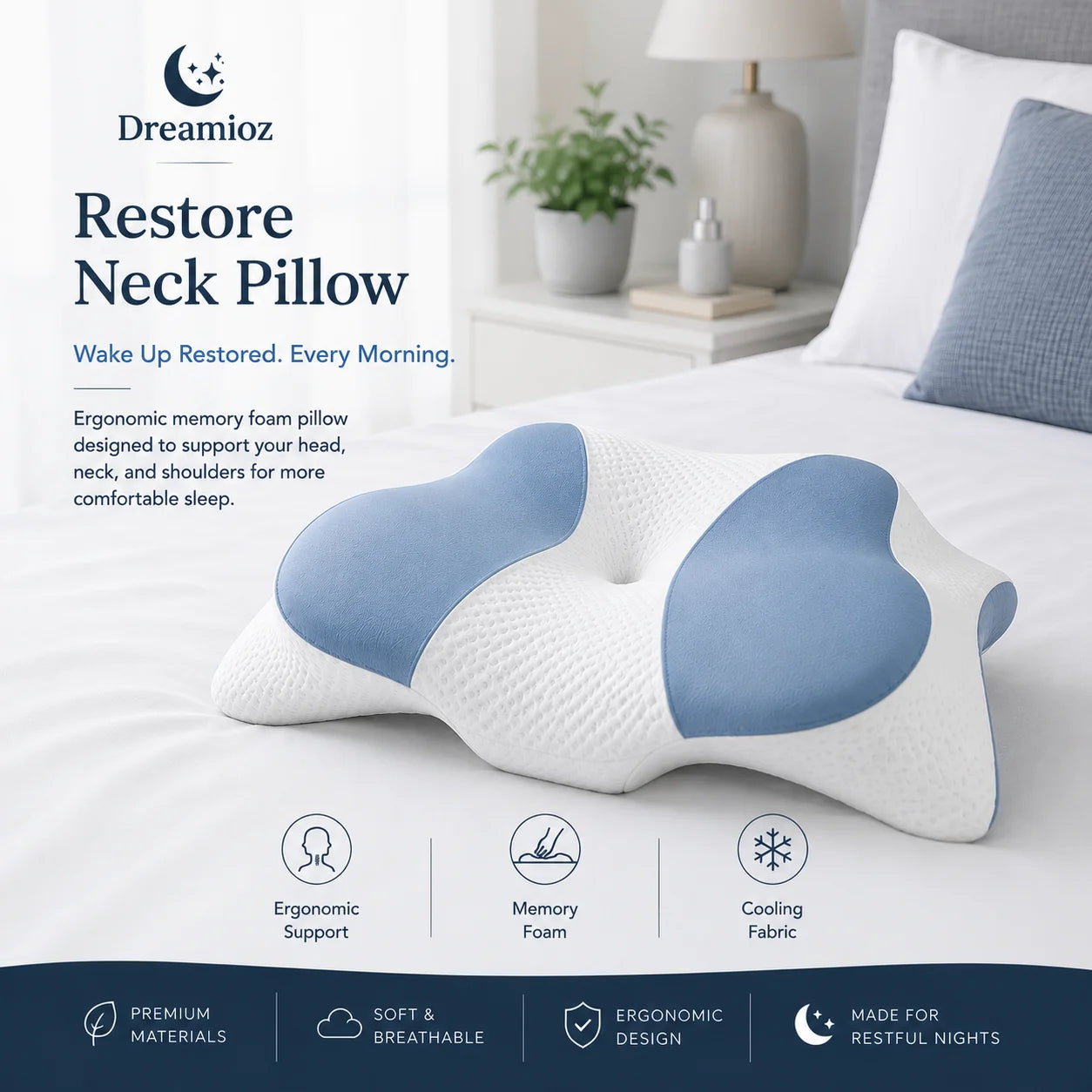 Dreamioz™ Restore Neck Pillow